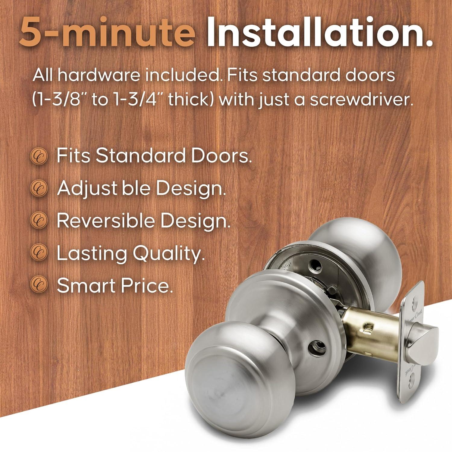 Colonial Passage Door Knob