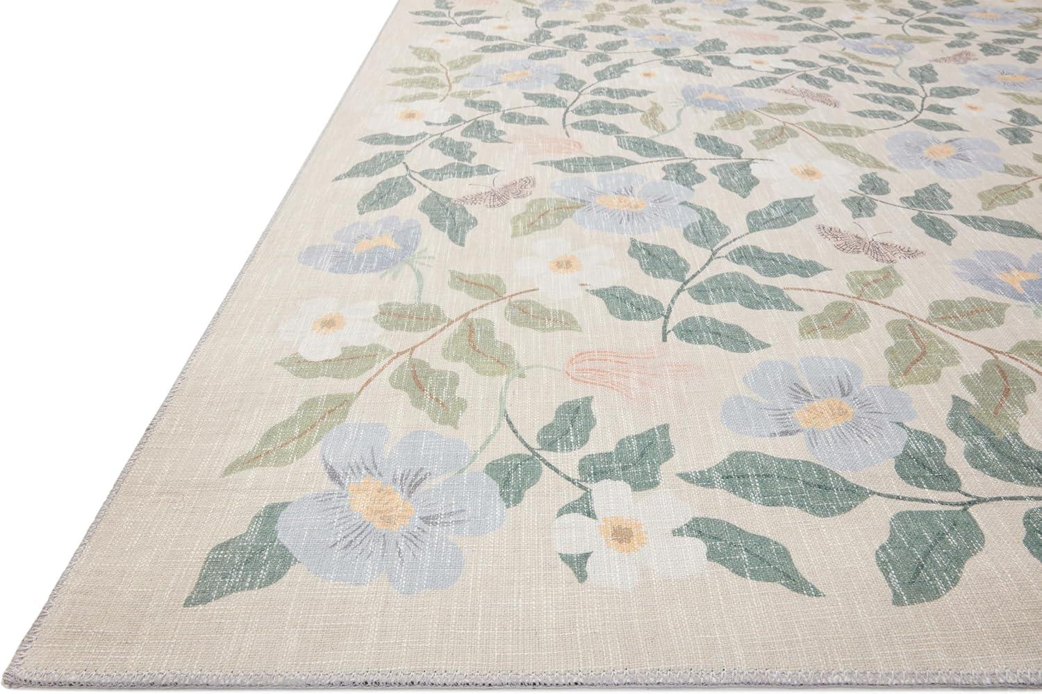 Rifle Paper Co. x Loloi Cotswolds COT-02 Primrose Sand Rug