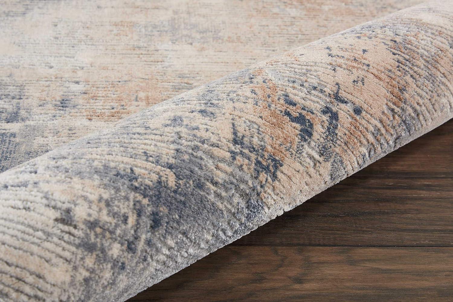 Nourison Rustic Textures Painterly Indoor Rug Beige/Grey 5'3" x 7'3"