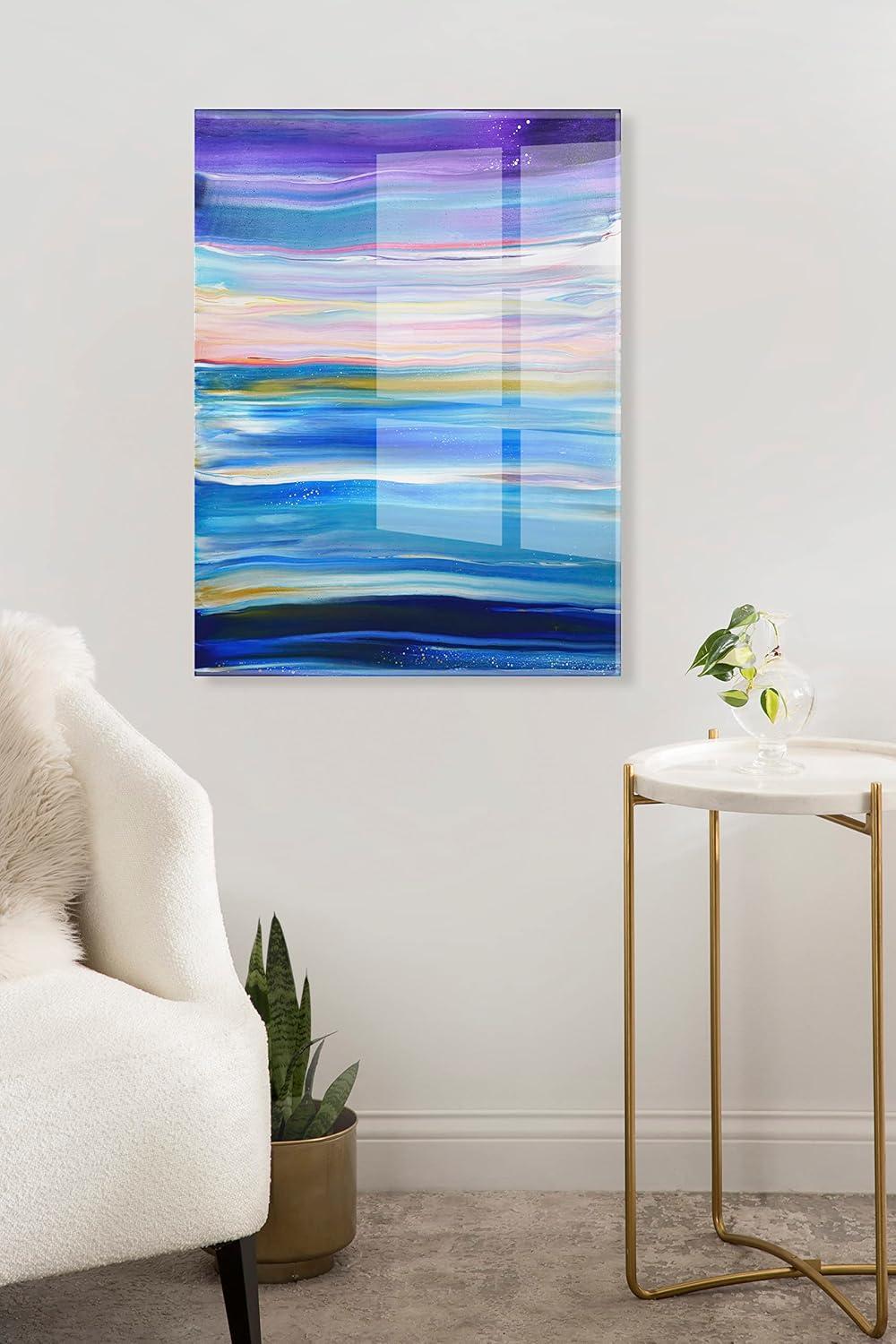 23" x 31" Seaside Serenity Floating Acrylic Art by Xizhou Xie Assorted - Kate & Laurel All Things Decor