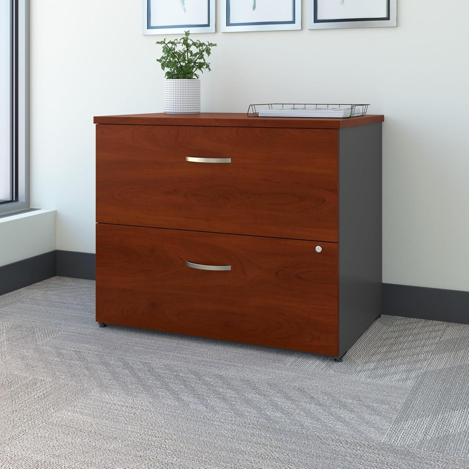 Series C 36W 2Dwr Lateral File Hansen Cherry - Engineered Wood