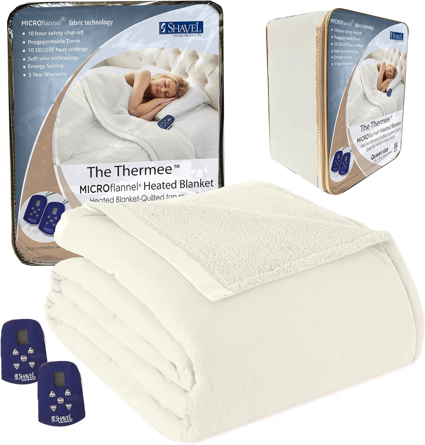 Micro Flannel® Micro Flannel® Reverse to Sherpa Electric Blanket