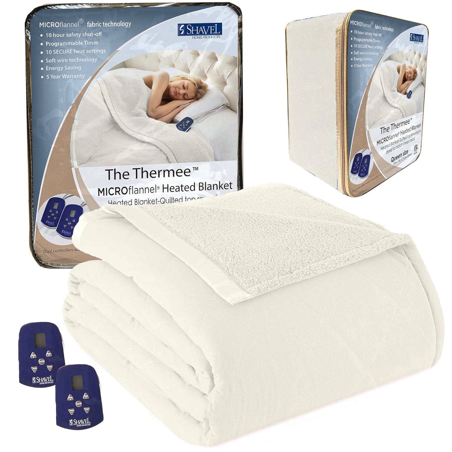 Micro Flannel® Micro Flannel® Reverse to Sherpa Electric Blanket