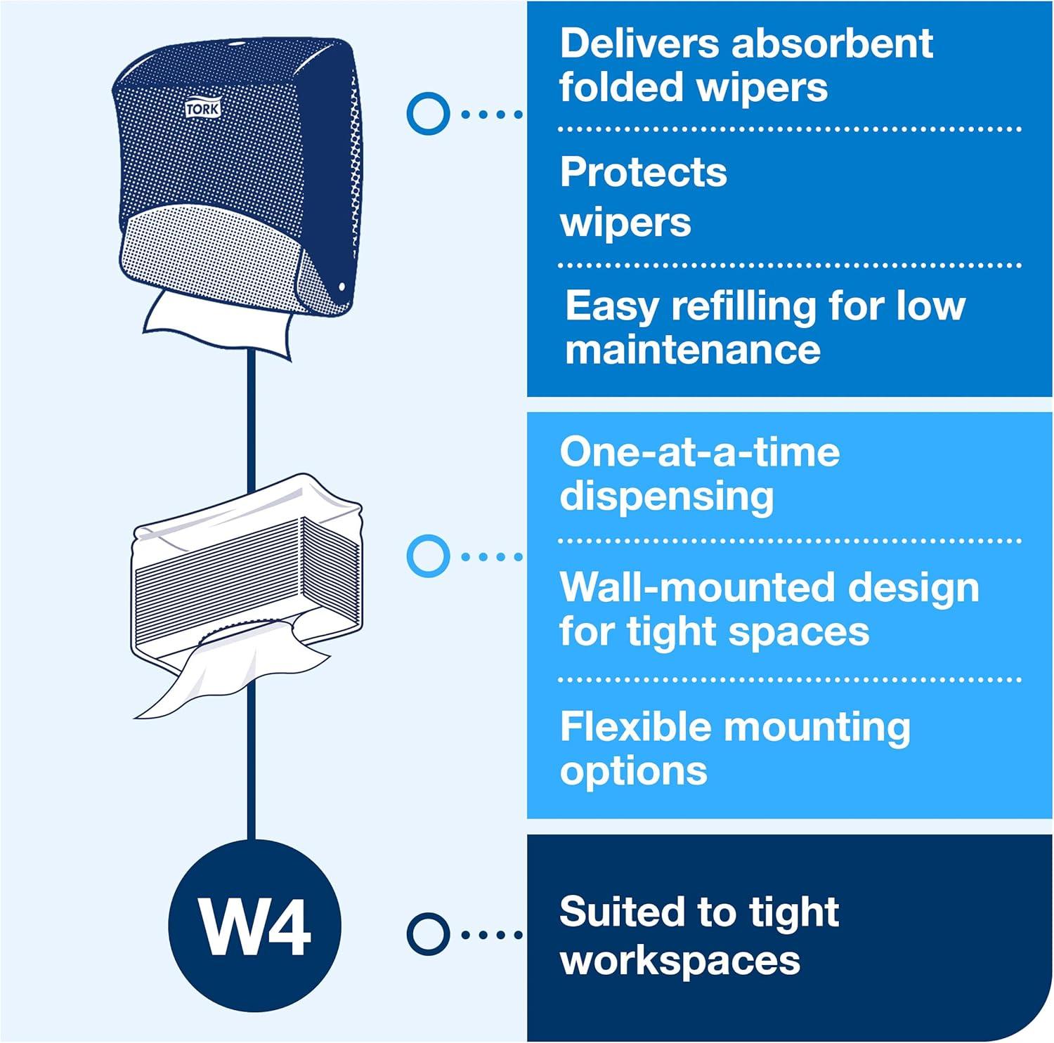 Folded Wiper & Cloth Dispenser