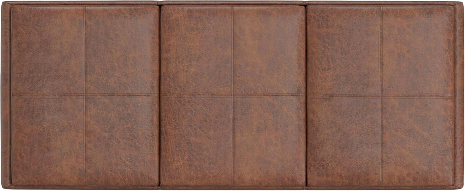 Simpli Home Avalon Extra Large Storage Ottoman Bench,Assembled