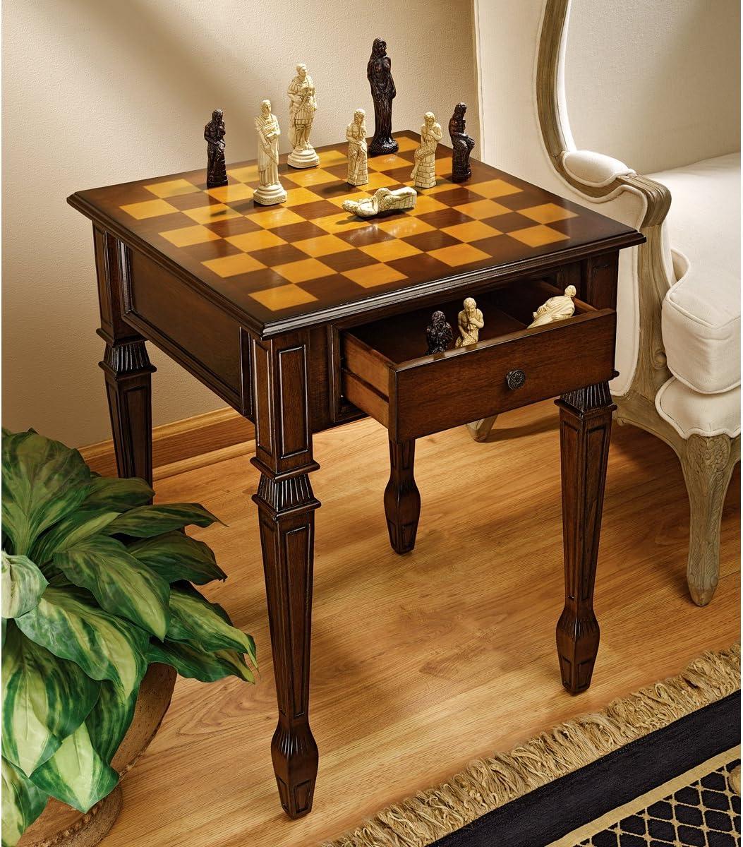 Design Toscano Walpole Manor 20.5" Square Chess Table