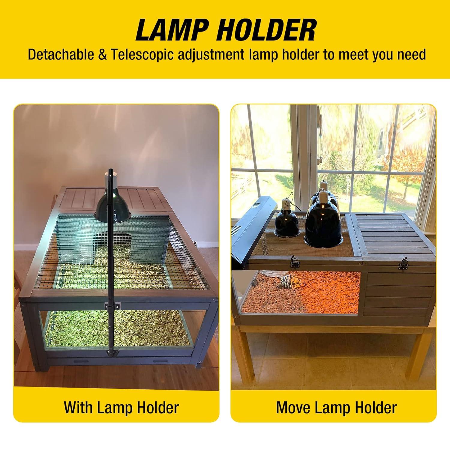 Aivituvin Wooden Tortoise Habitat | Reptile Cage-AIR55