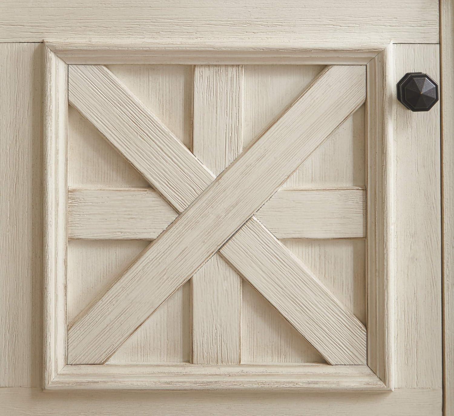 Bolanburg One Drawer Nightstand Antique White: Farmhouse Style with USB Ports - Signature Design by Ashley