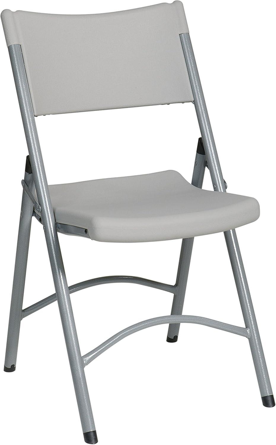 Parkside White Resin Lightweight Folding Chair, 4-Pack