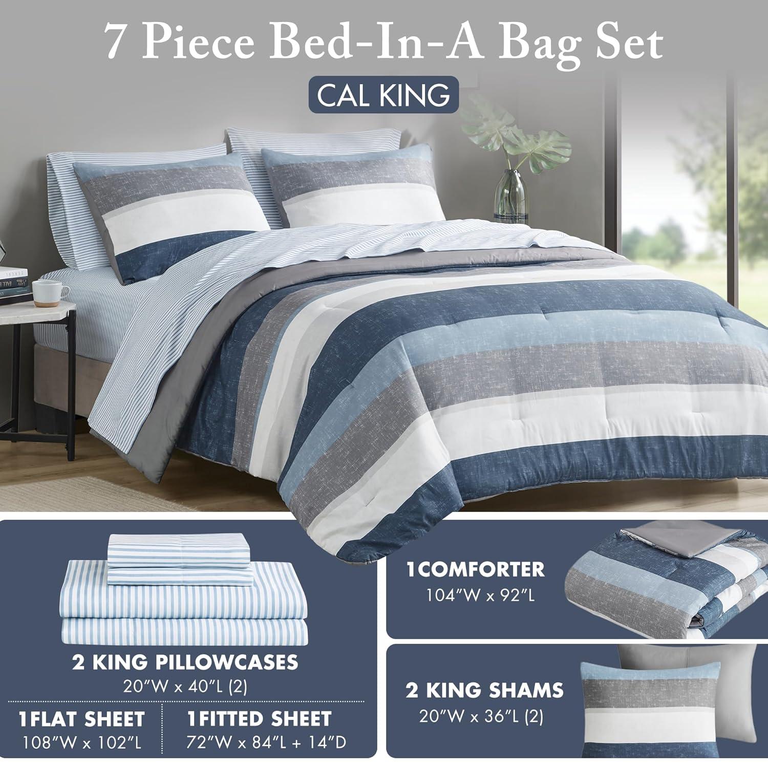 Jaxon Comforter Set with Bed Sheets