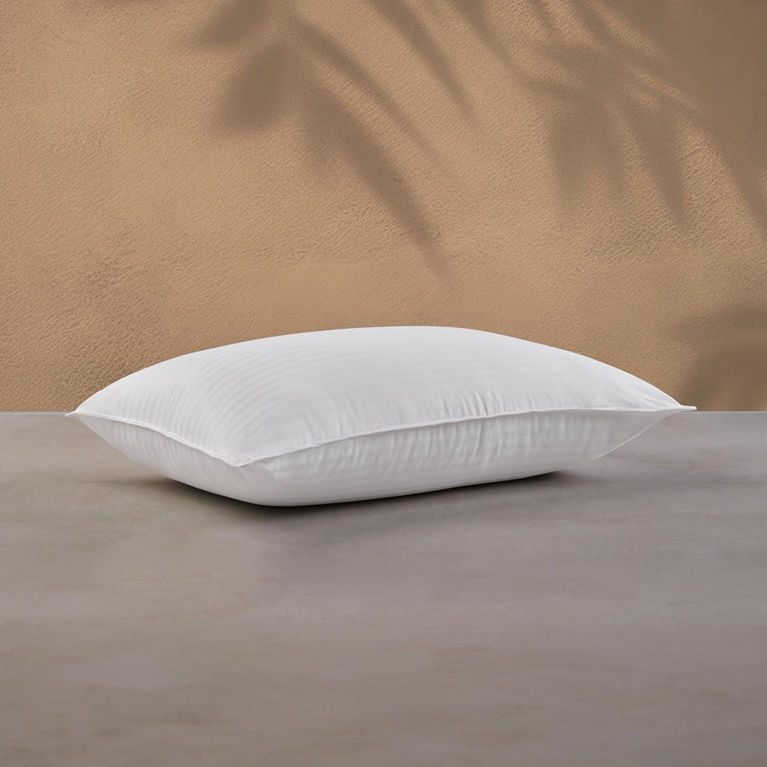 Queen Size White Hypoallergenic Polyester Bed Pillow