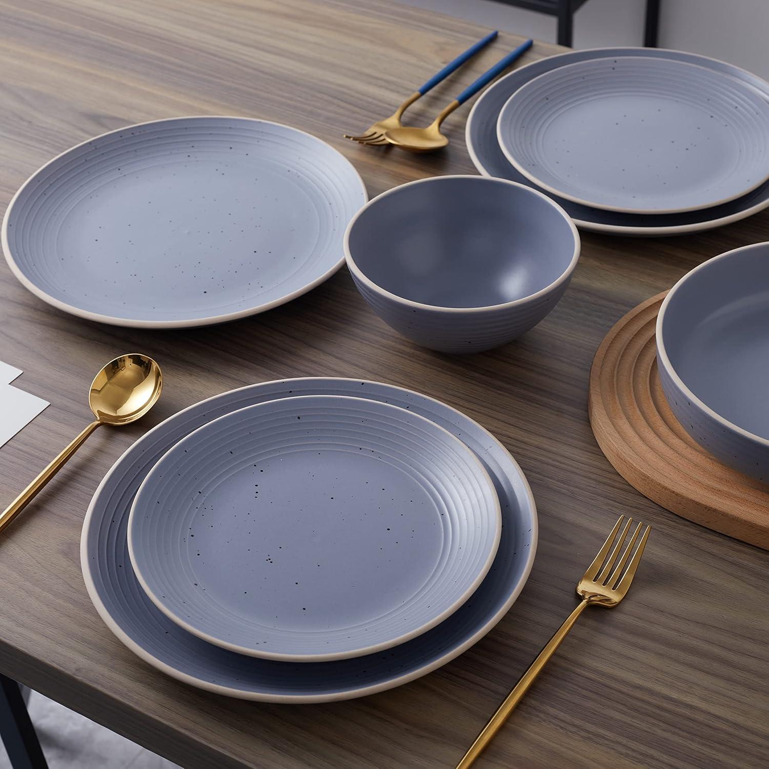 Stone Lain Lauren 32-Piece Stoneware Dinnerware Set, Service for 8