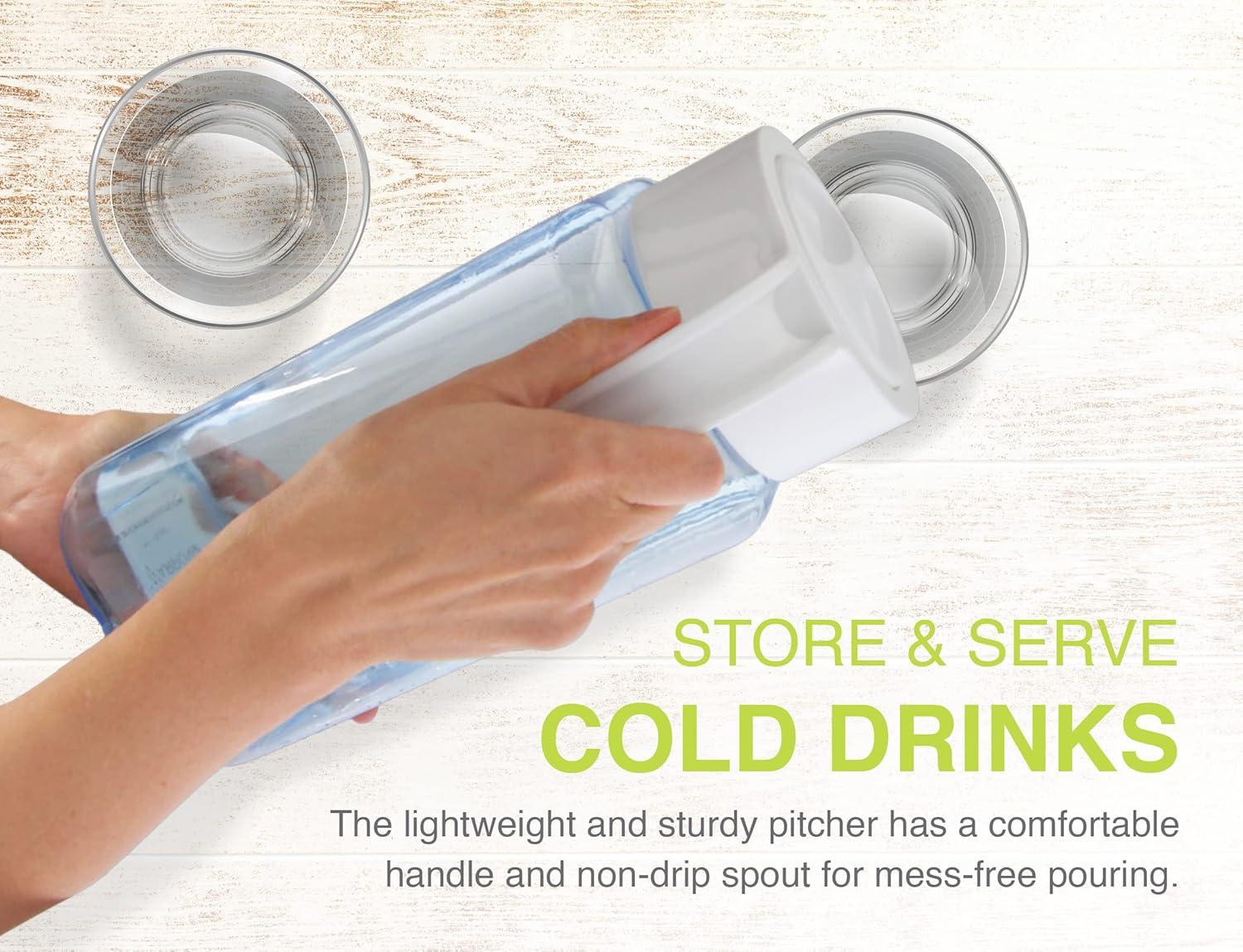 Arrow 1 Gallon H2O Square Pitcher