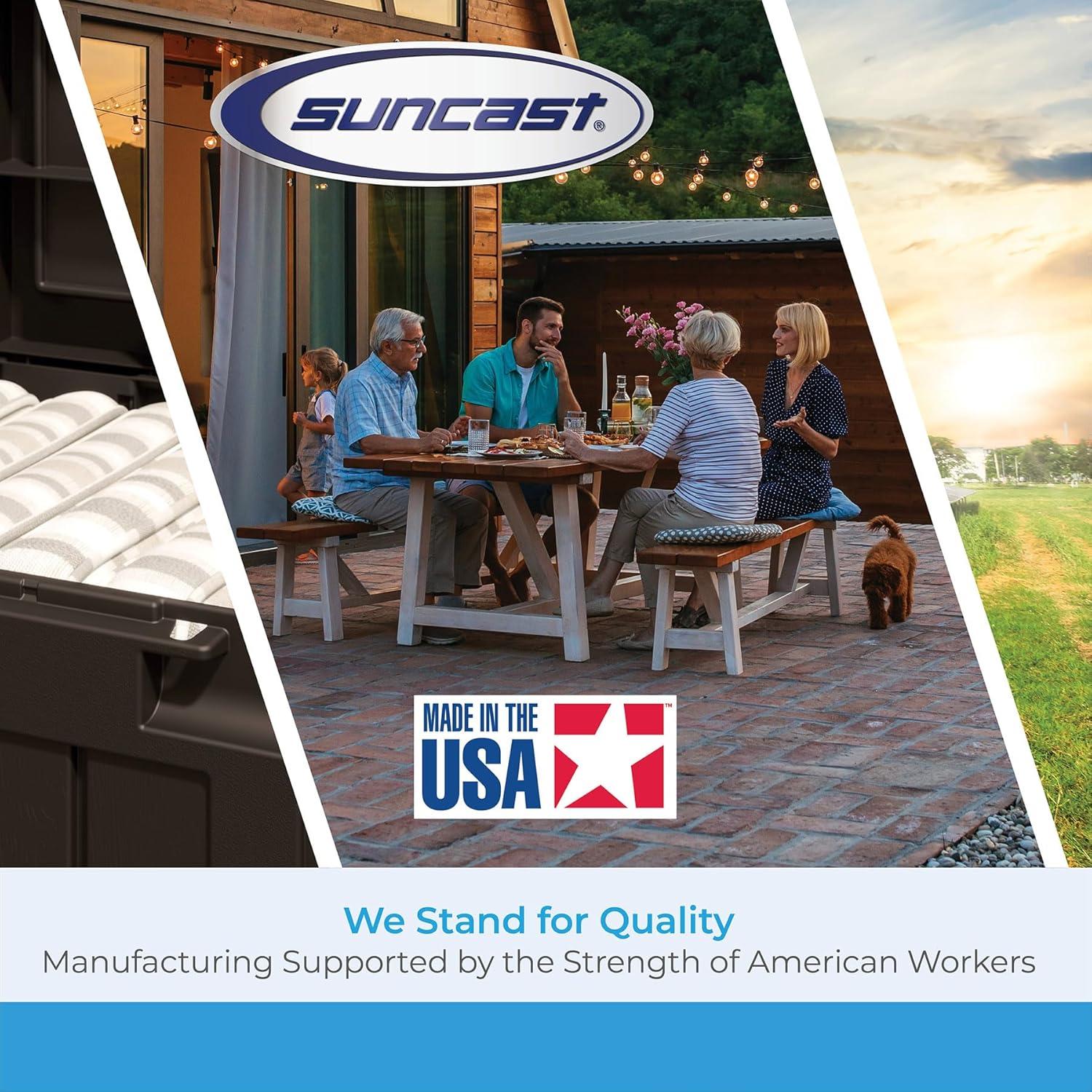 Suncast Suncast Outdoor Rocking Chair with Storage