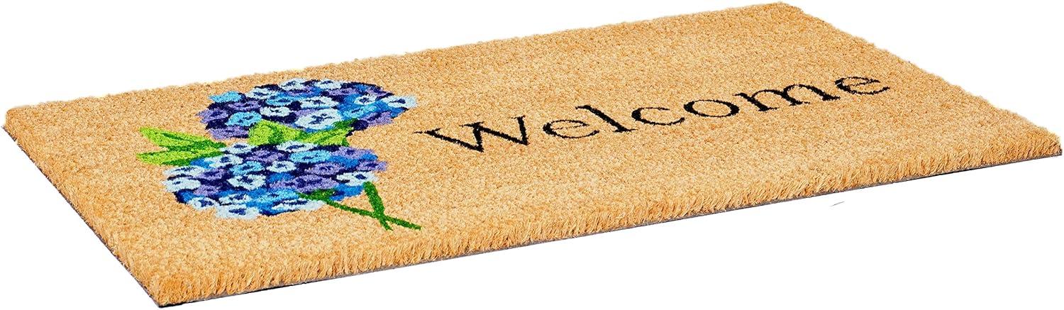 Calloway Mills  Hydrangea Welcome Doormat 17" x 29"