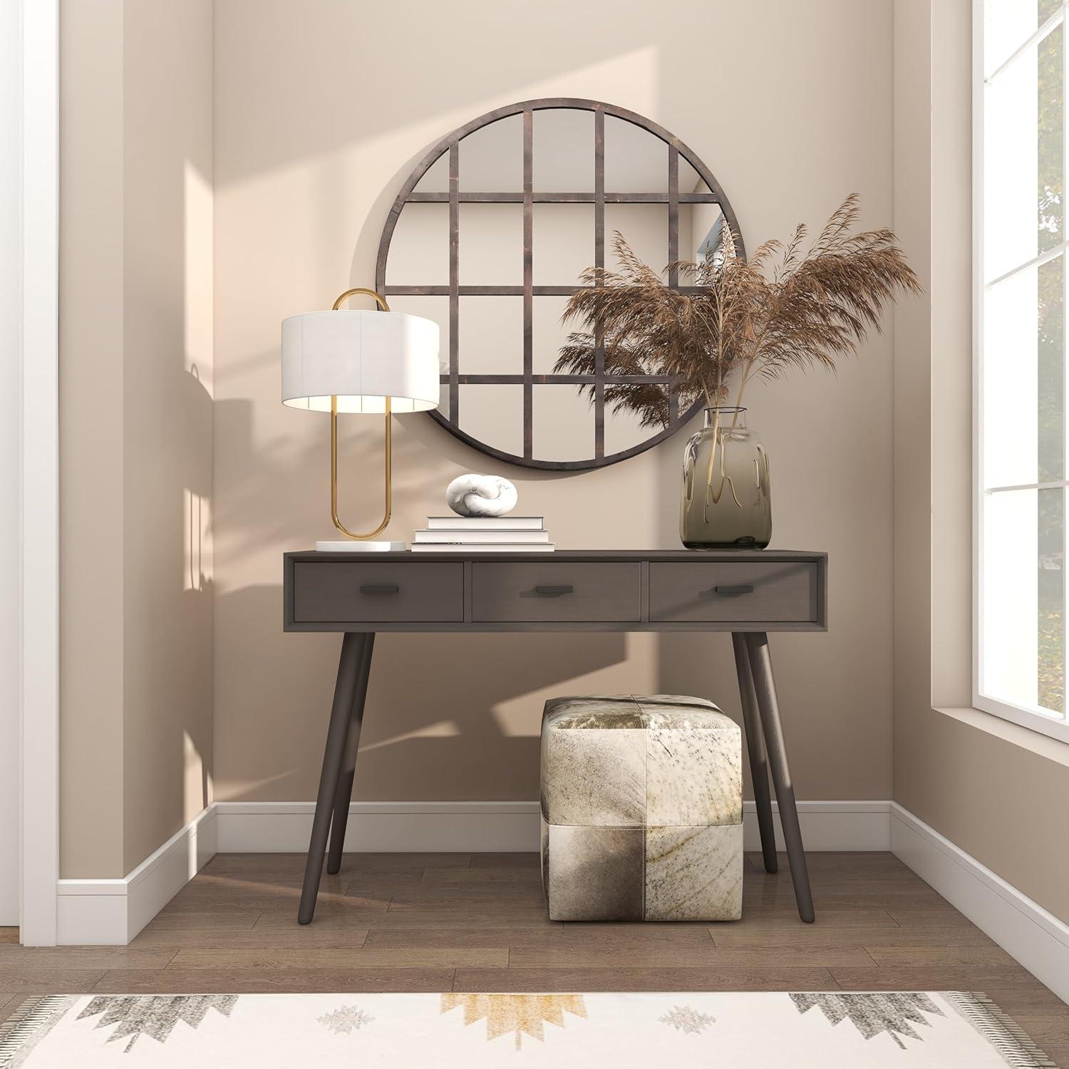 Paneled Modern & Contemporary Accent Mirror