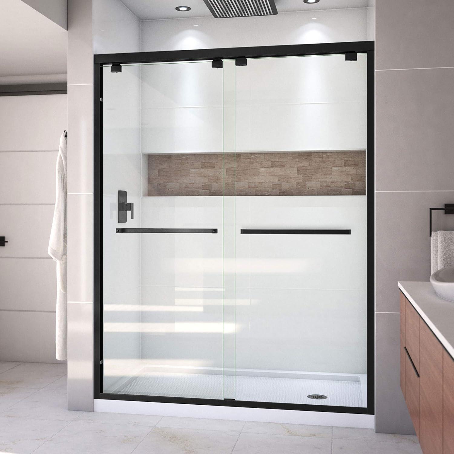 DreamLine Encore 78.75" H Semi-frameless Sliding Shower Enclosure DL-7007R-09