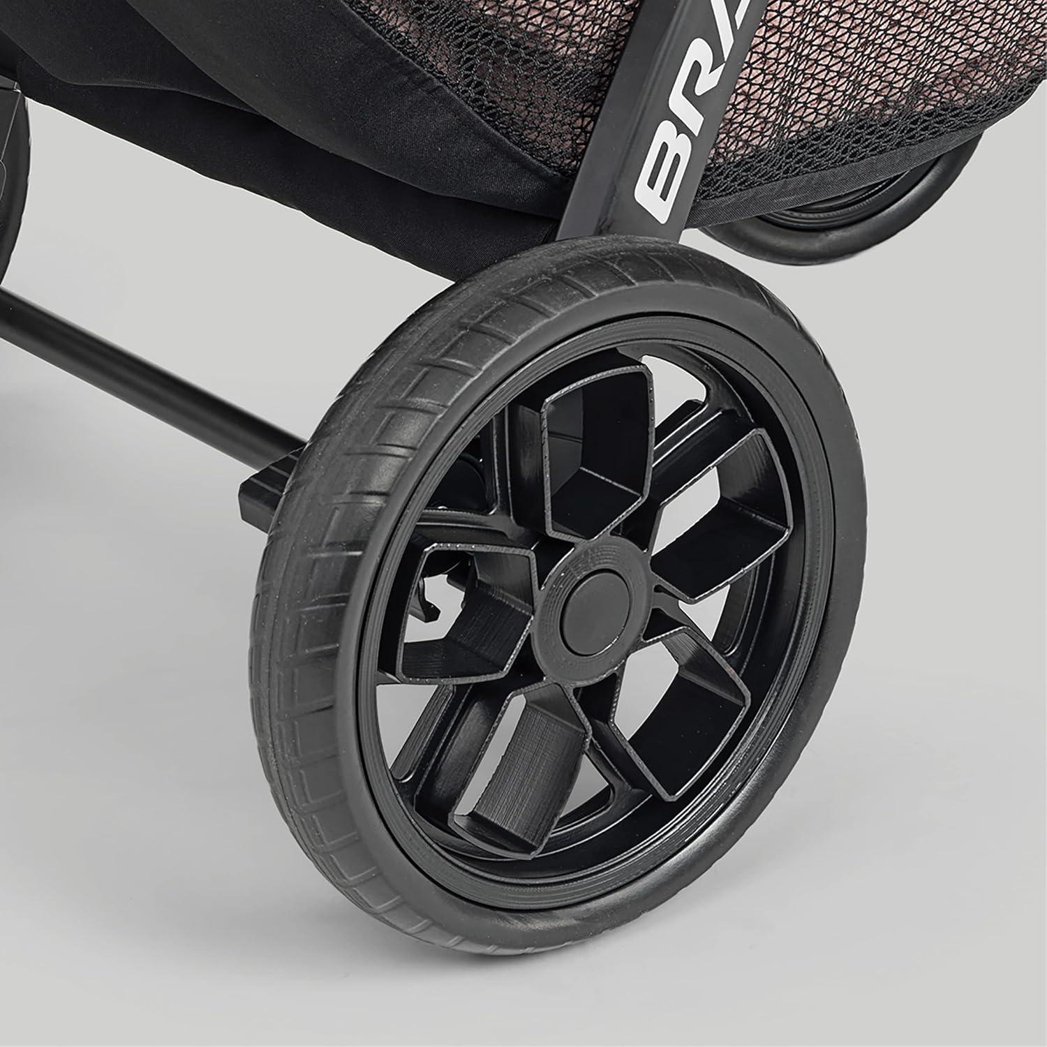 Chicco Bravo LE ClearTex Quick-Fold Stroller - Pewter
