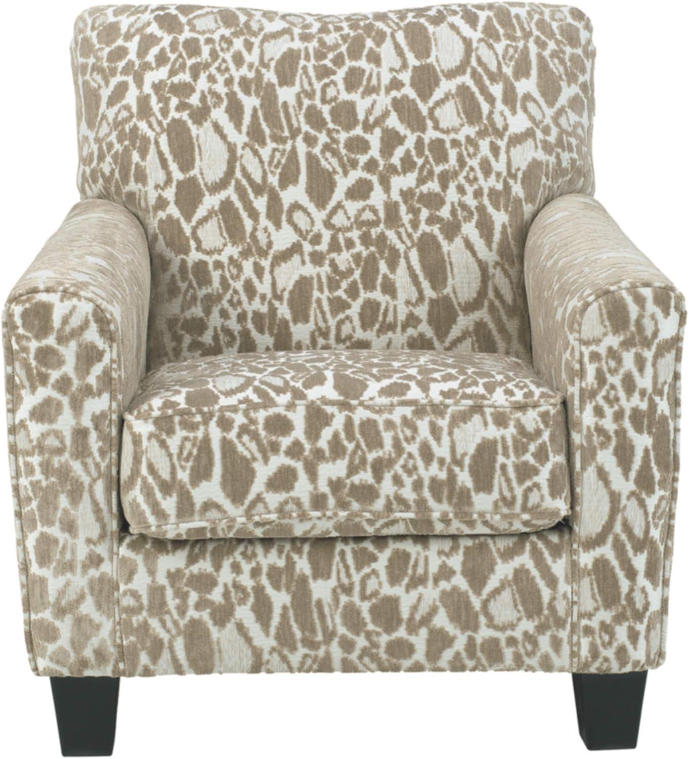 Signature Design by Ashley Valerano Blue & Beige Accent Chair