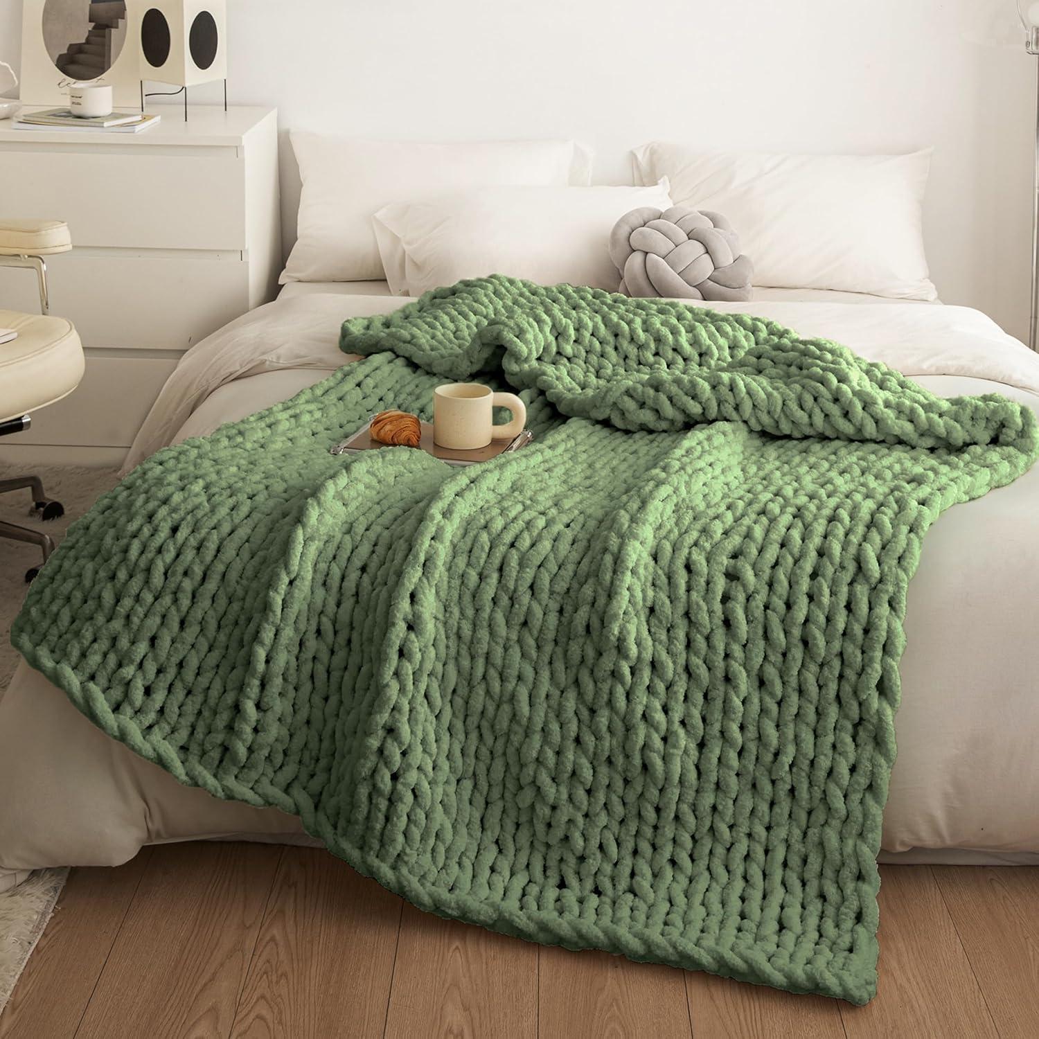 Donna Sharp Chunky Chunky Knit Throw Blanket
