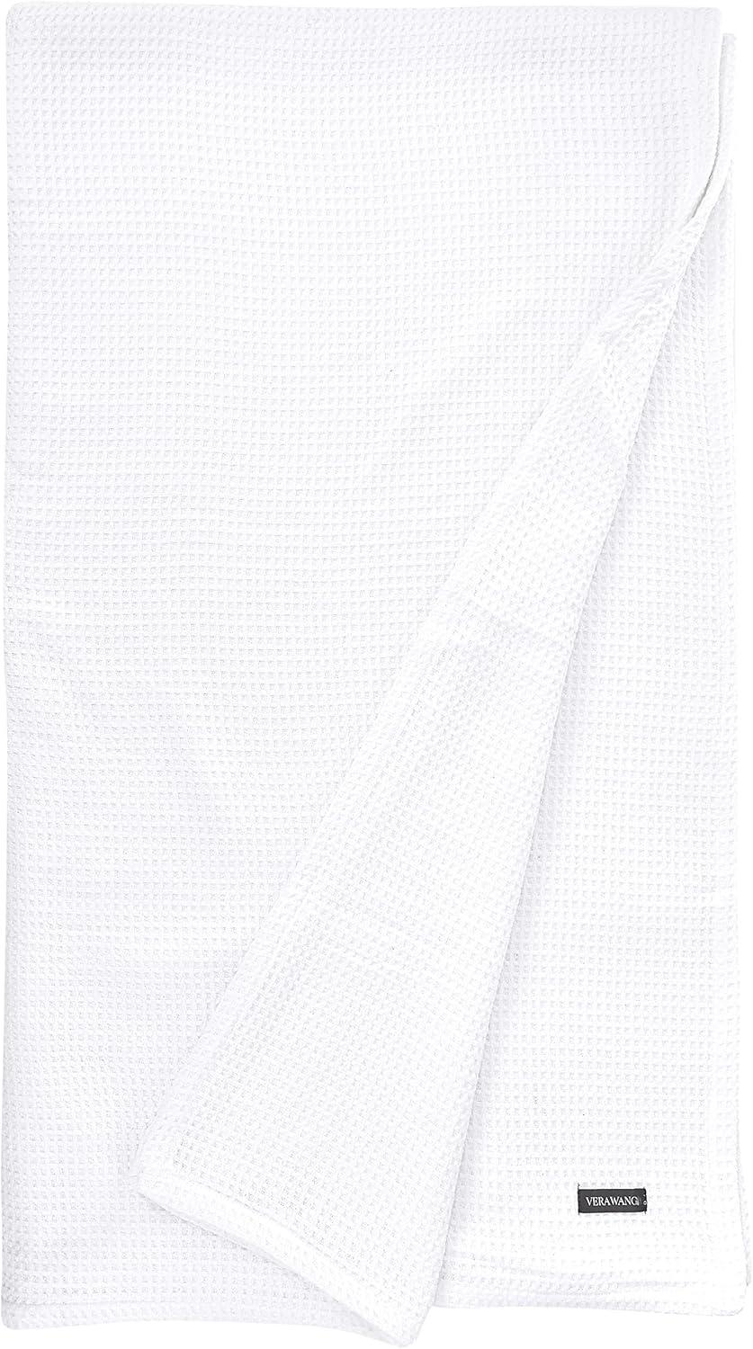 Vera Wang Waffleweave Cotton Blanket