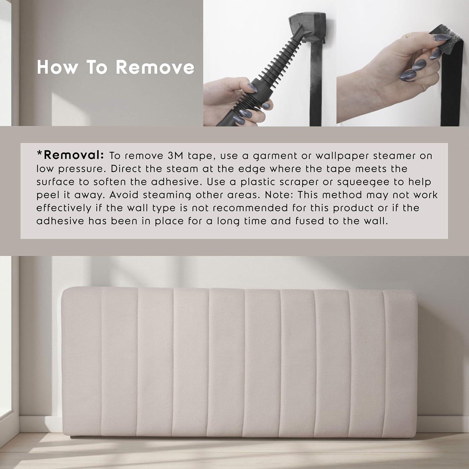 Chastelyne Upholstered Easy Assemble Wall Mounted Headboard