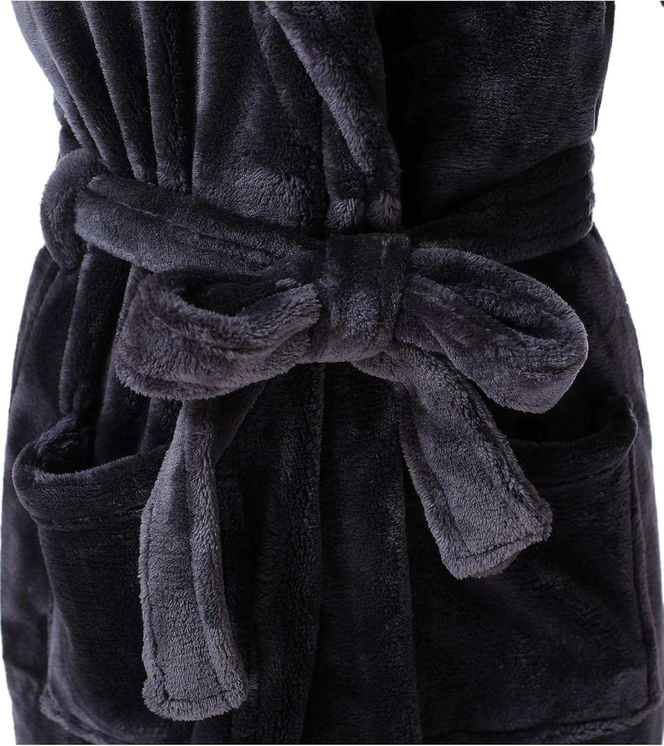 Richie House Women's Fleece Robe with Hood RHW2233