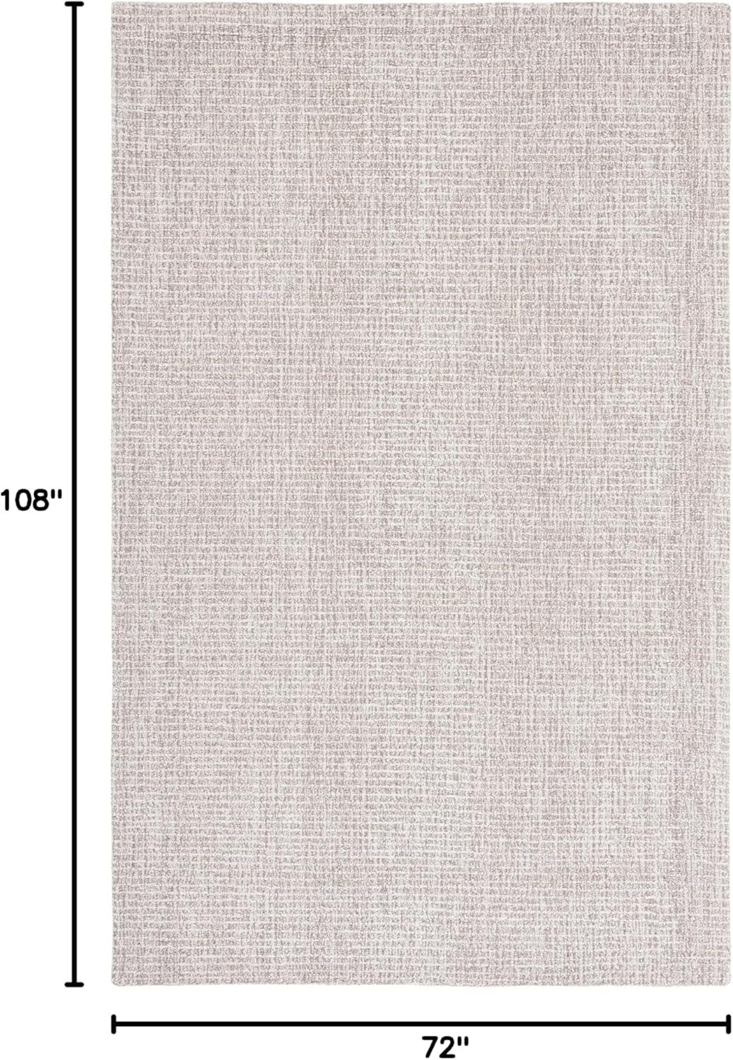 Abstract ABT468 Handmade Indoor Area Rug - Ivory/Gray - 6'x9' - Safavieh