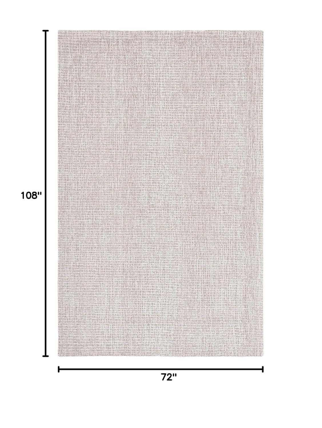 Abstract ABT468 Handmade Indoor Area Rug - Ivory/Gray - 6'x9' - Safavieh