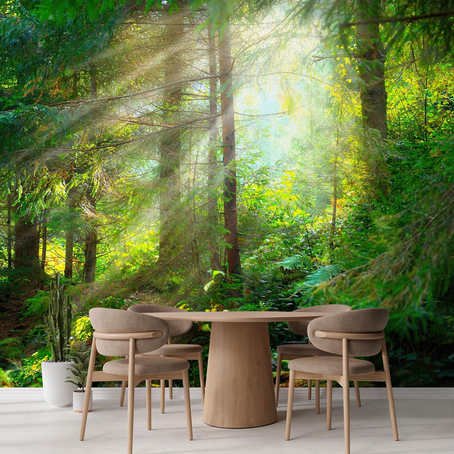 IDEA4WALL Forest Nature Landscape Peel & Stick Border