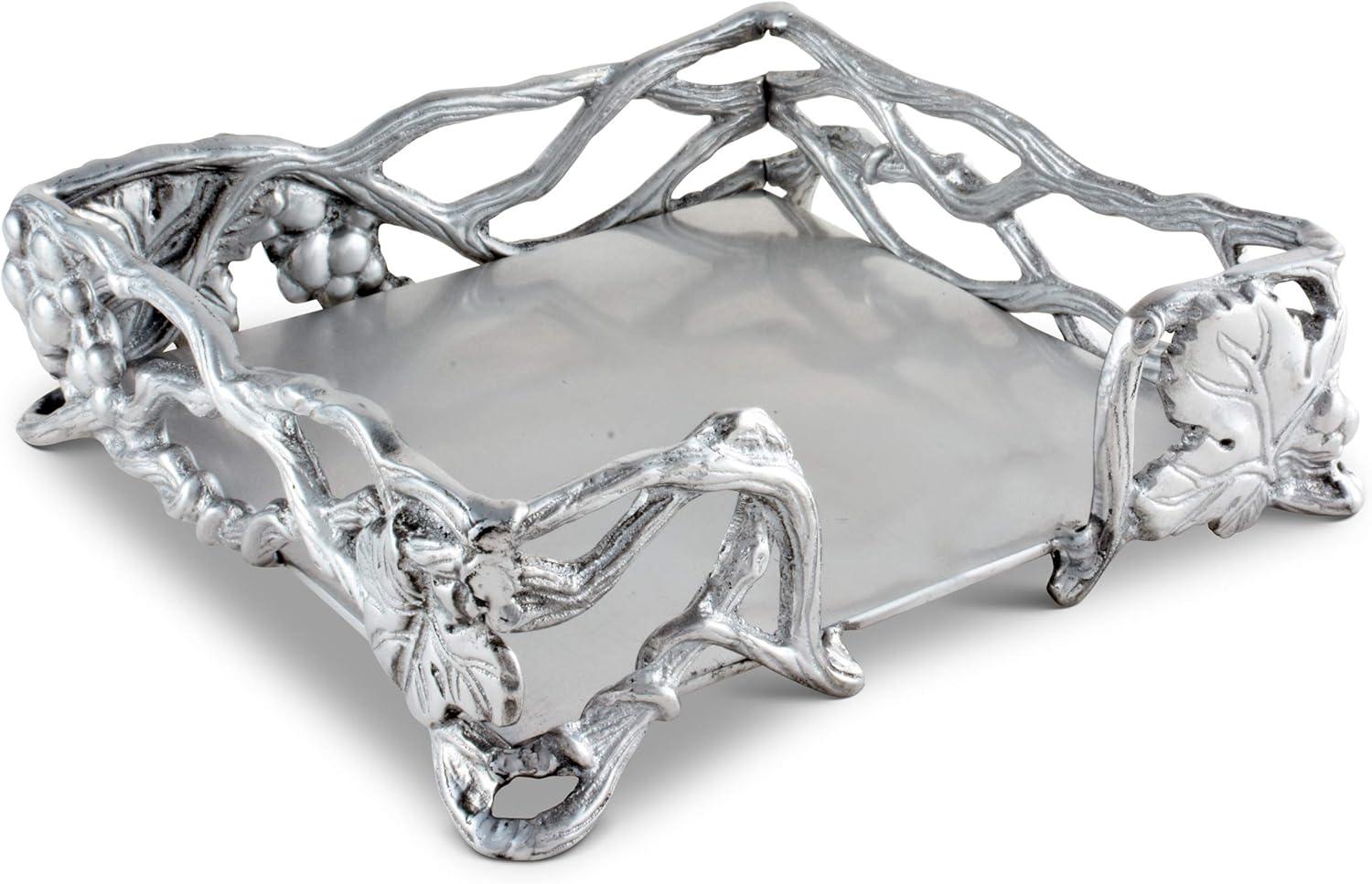Arthur Court Designs Grape Metal Flat Napkin Holder