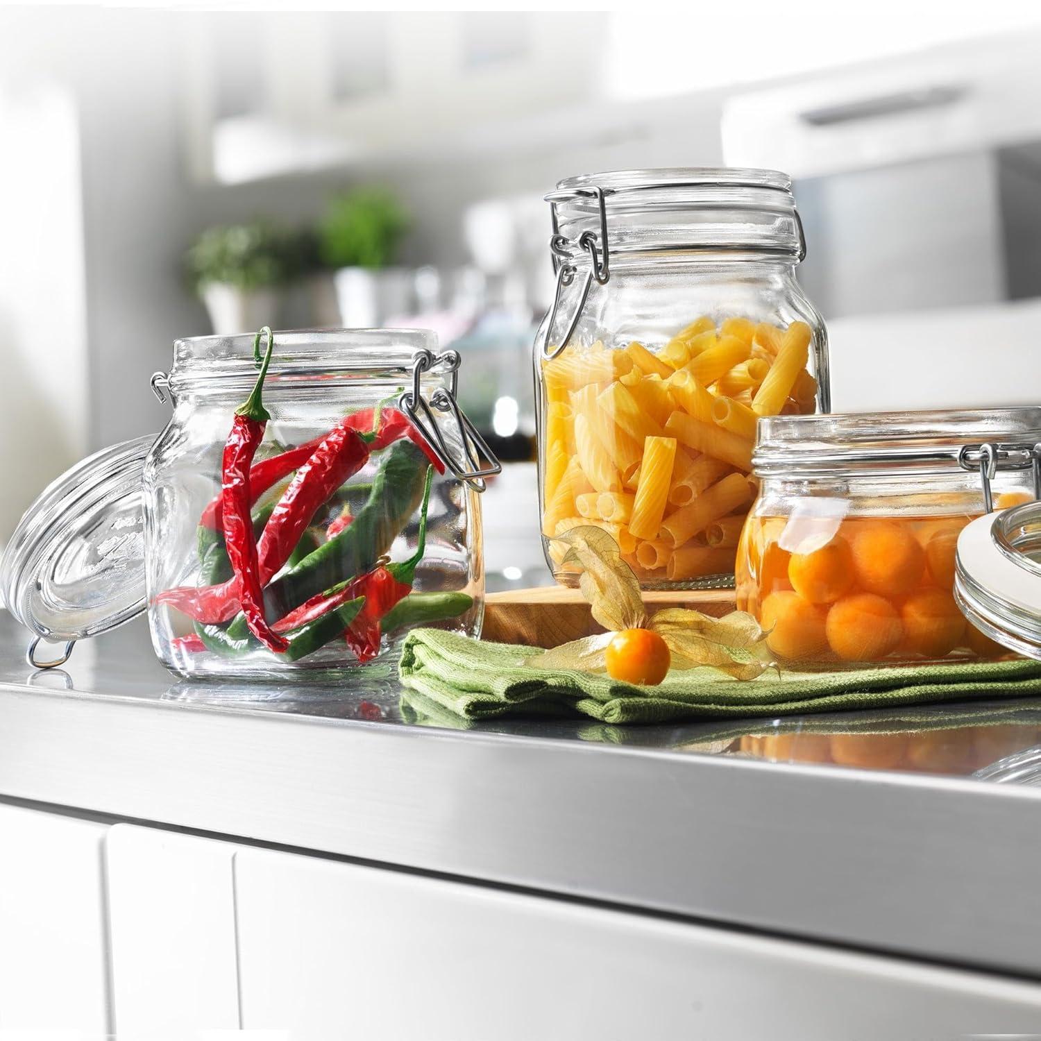 Bormioli Rocco Fido 33.75oz Glass Canning Jar