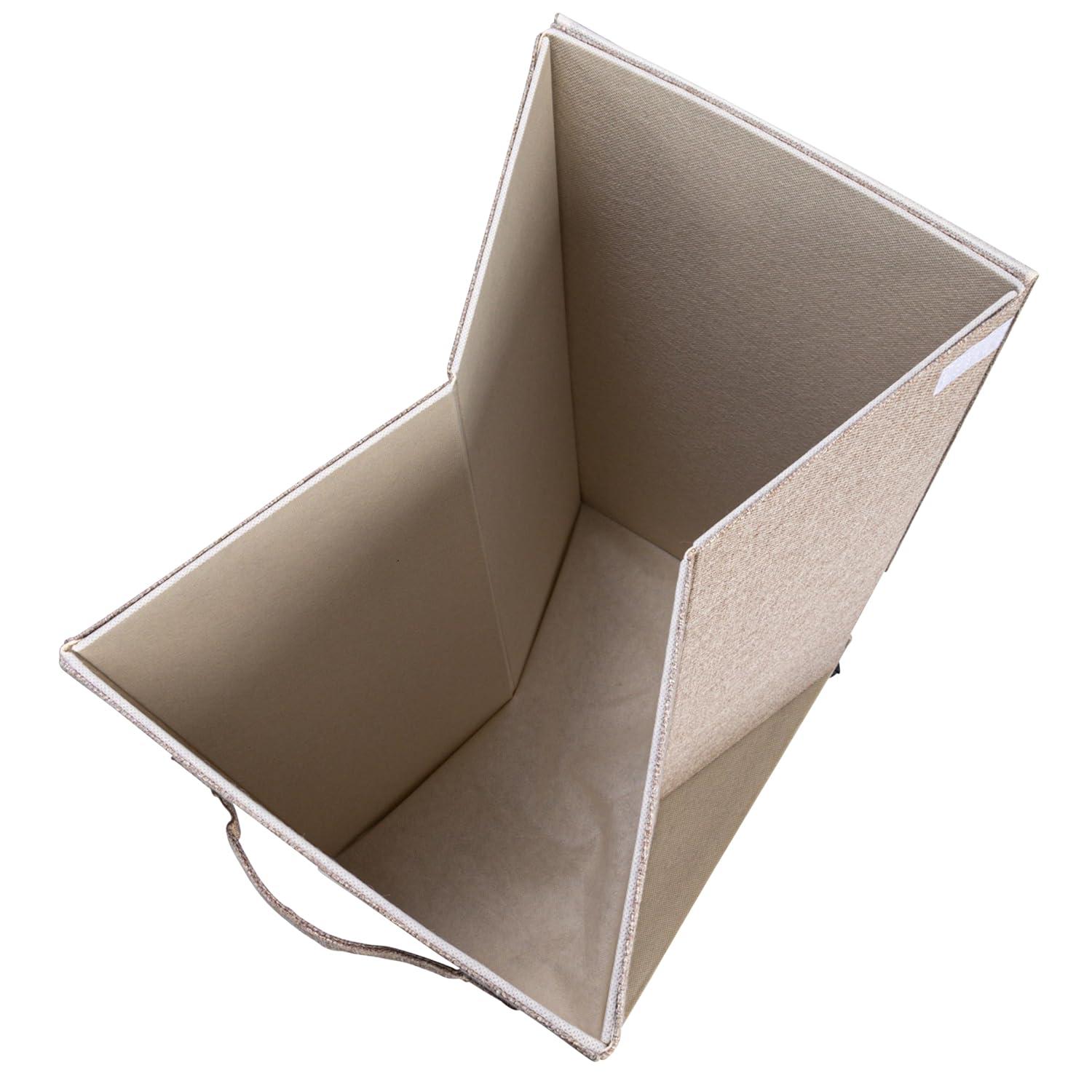 Household Essentials Rolling Laundry Hamper with Handles