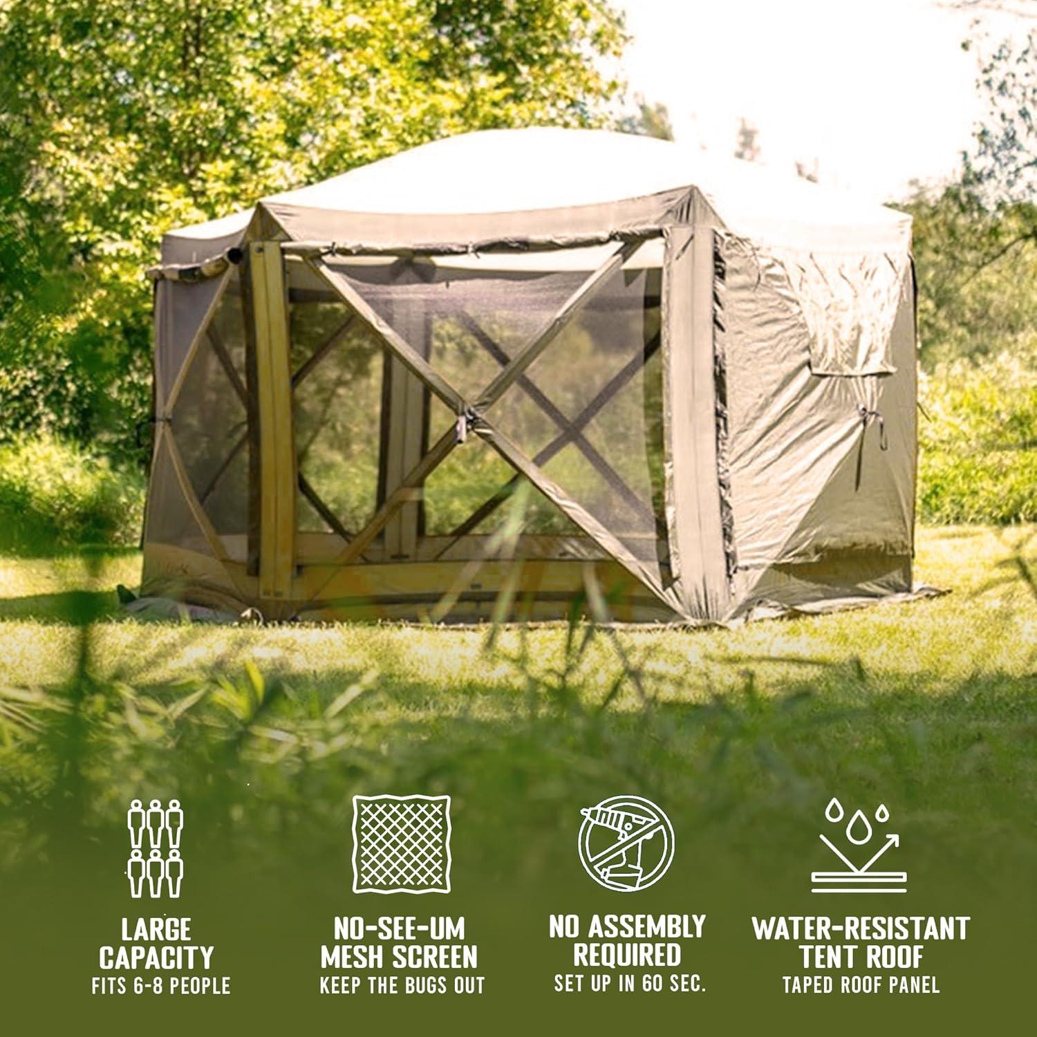 Clam CLAM Quick-Set Portable Outdoor Camping Canopy Shelter