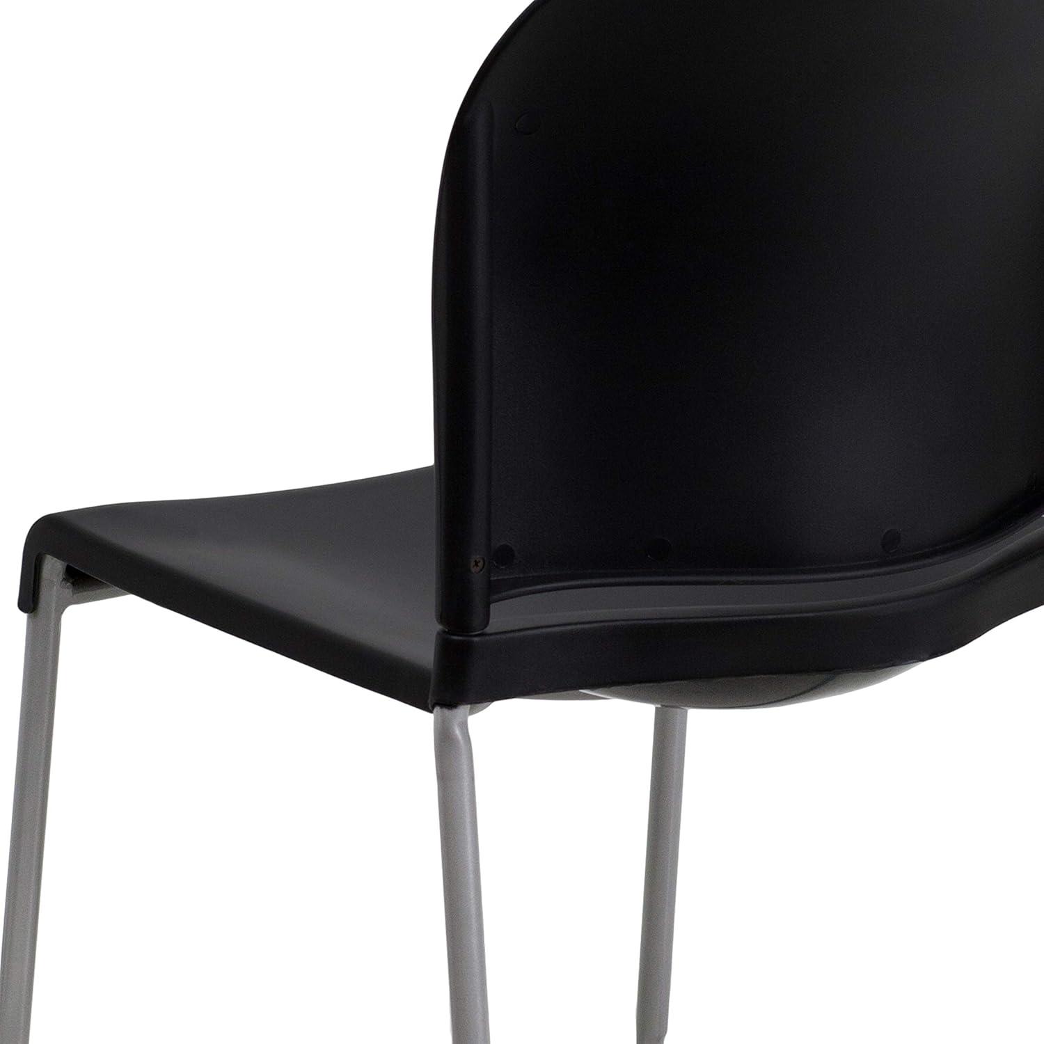 Flash Furniture Brielle Contoured Sled Base Stackable Waiting Room Chairs (Set of 5)