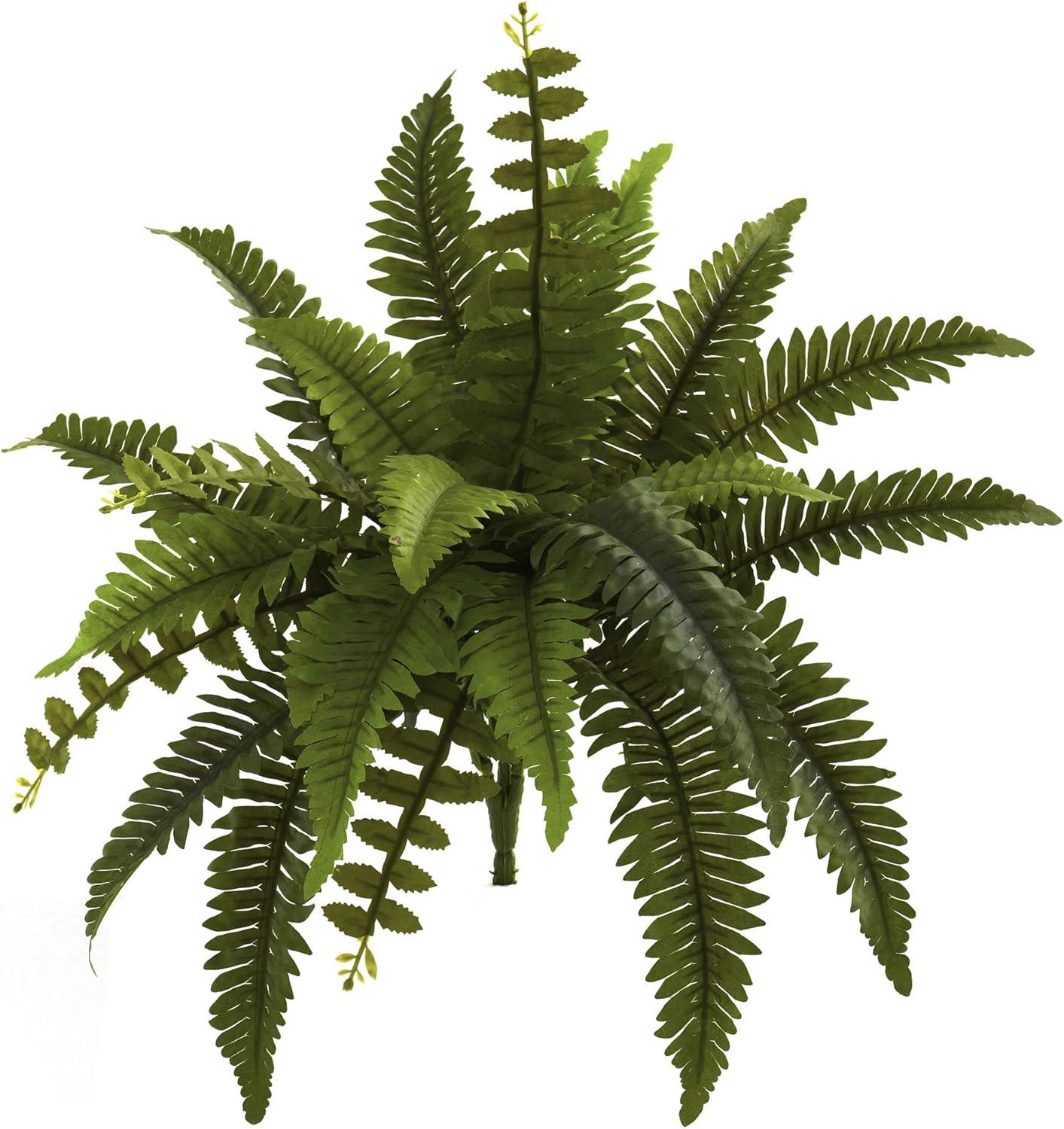 Nearly Natural 14-in Boston Fern Artificial Plant (Set of 6)