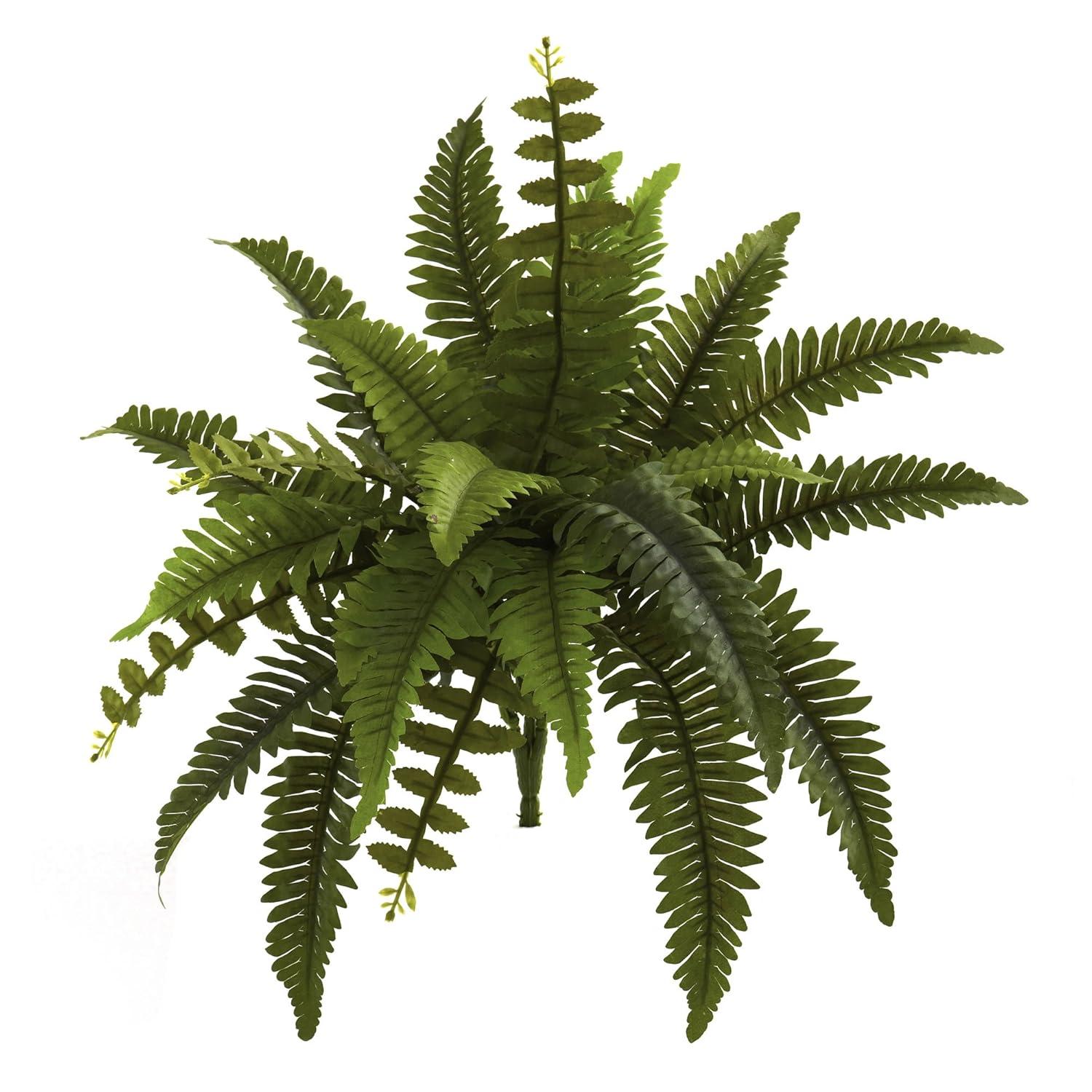 Nearly Natural 14-in Boston Fern Artificial Plant (Set of 6)
