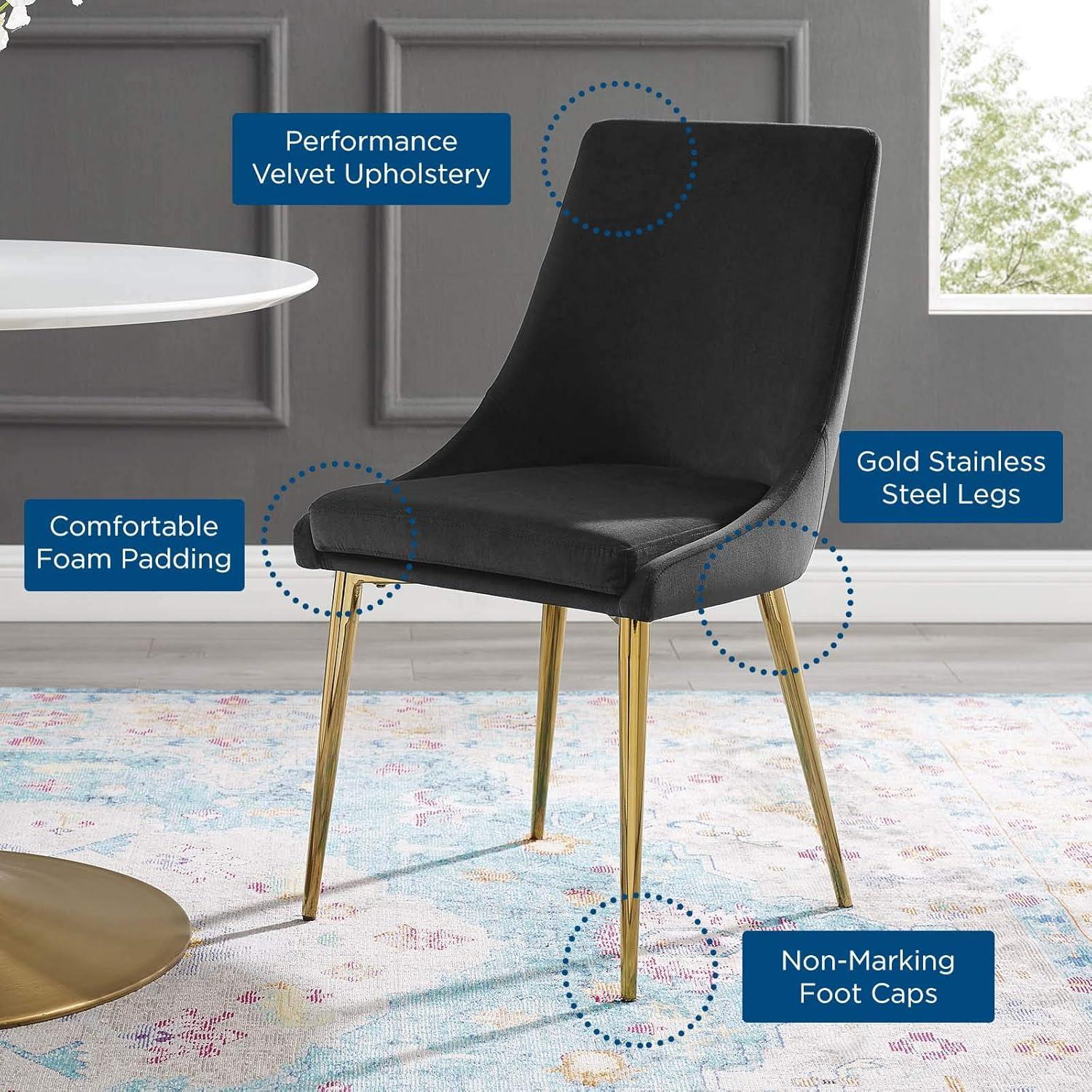 Modway Isle Accent Performance Velvet Dining Chair by Modway