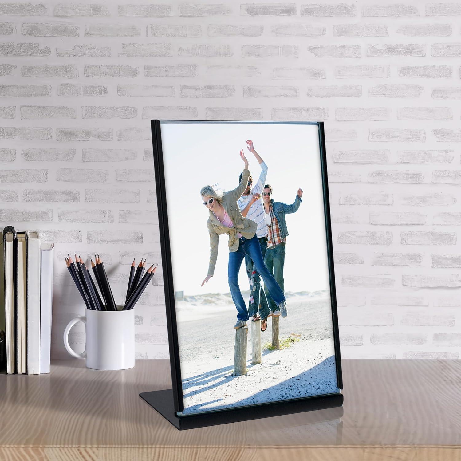 MATTE BLACK METALLIC 5x7 bentback base by Malden - 5x7