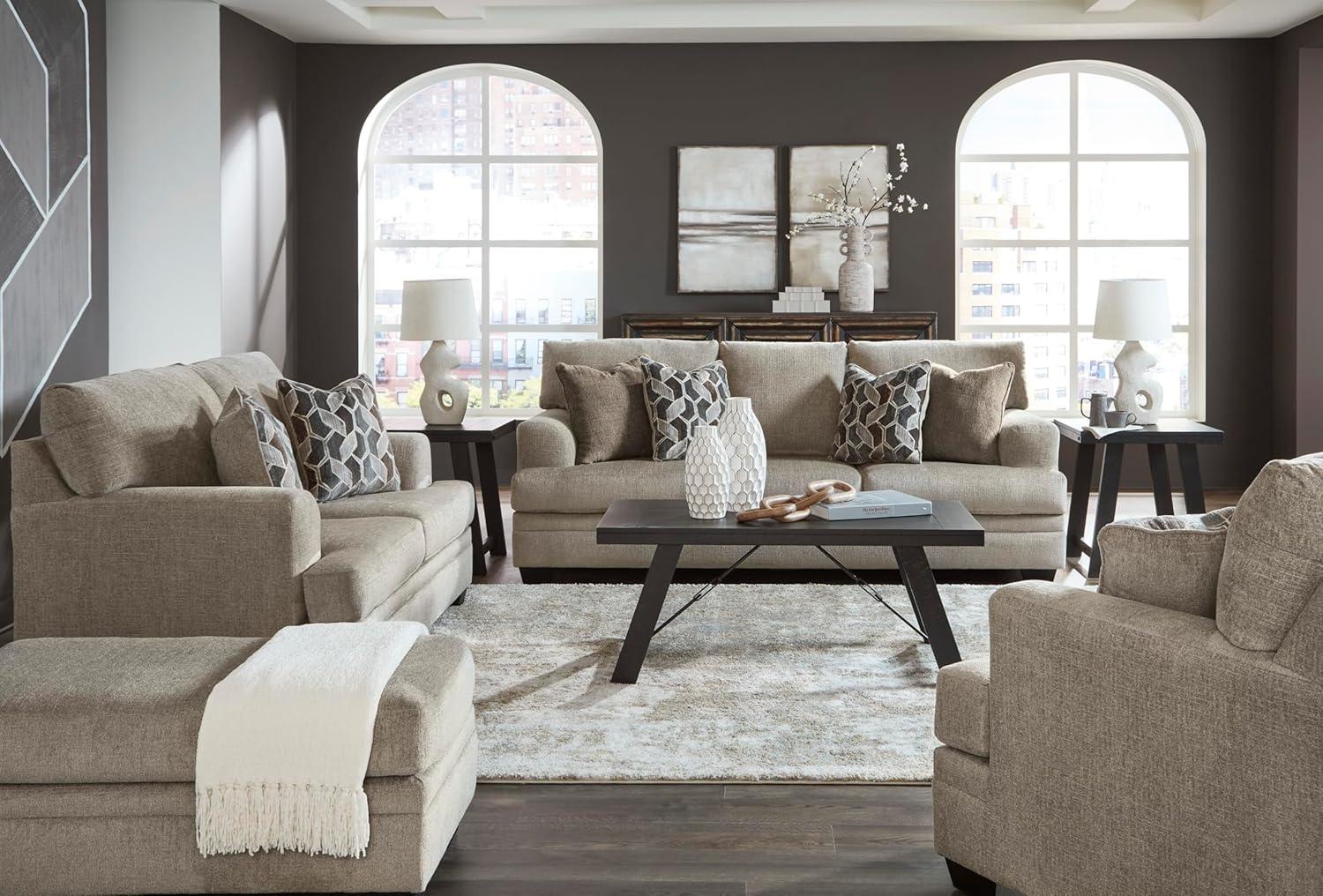 Signature Design by Ashley Stonemeade Taupe Queen Sofa Sleeper