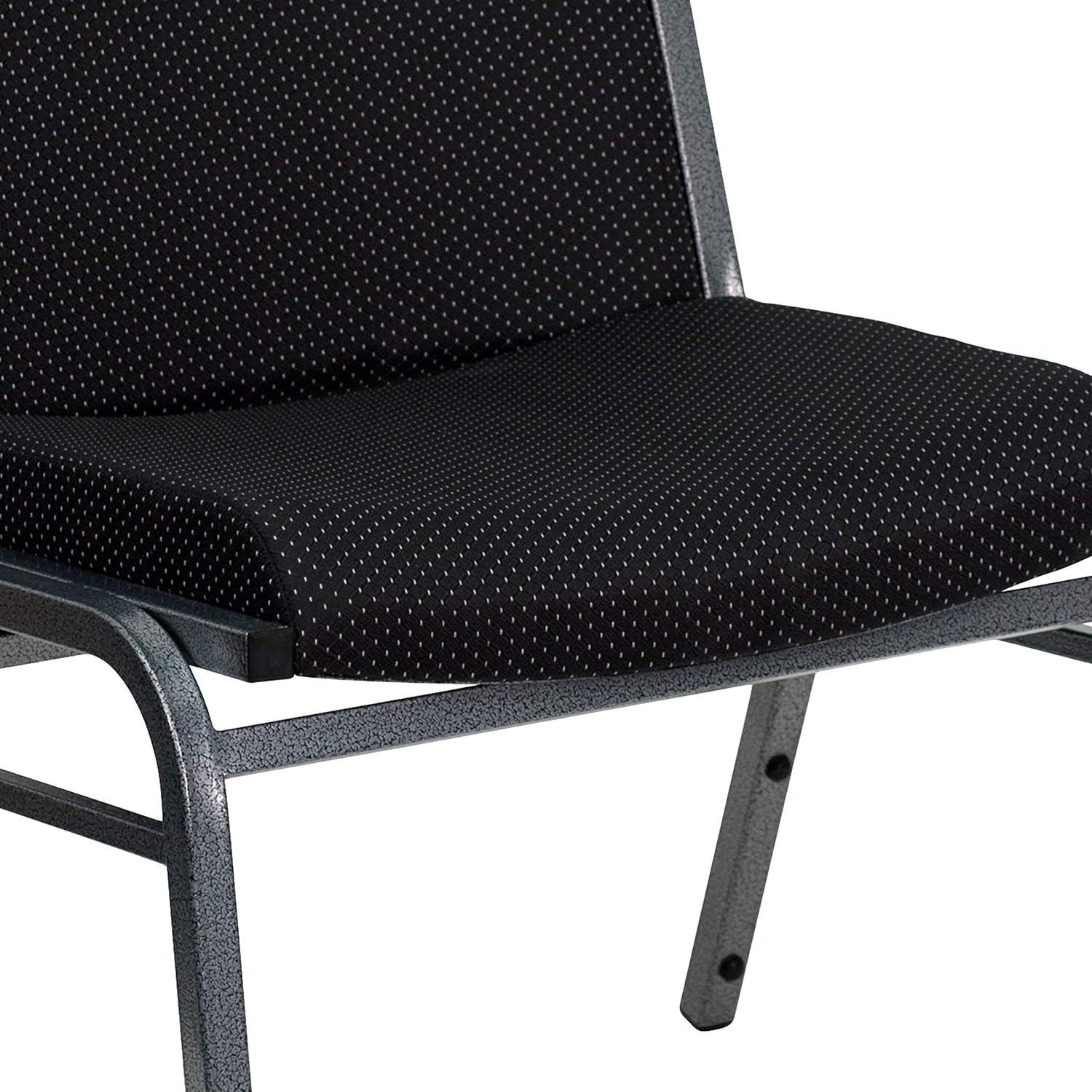 Flash Furniture Divine Multipurpose Big & Tall 1000 lb. Rated Stacking Guest Chairs for Business or Home Use (Set of 2)