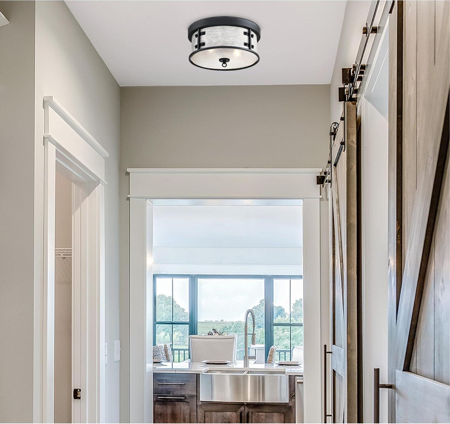 Westinghouse Lighting  Callowhill 13 Inch, Two Light Flush Mount Ceiling Fixture - 13-Inch
