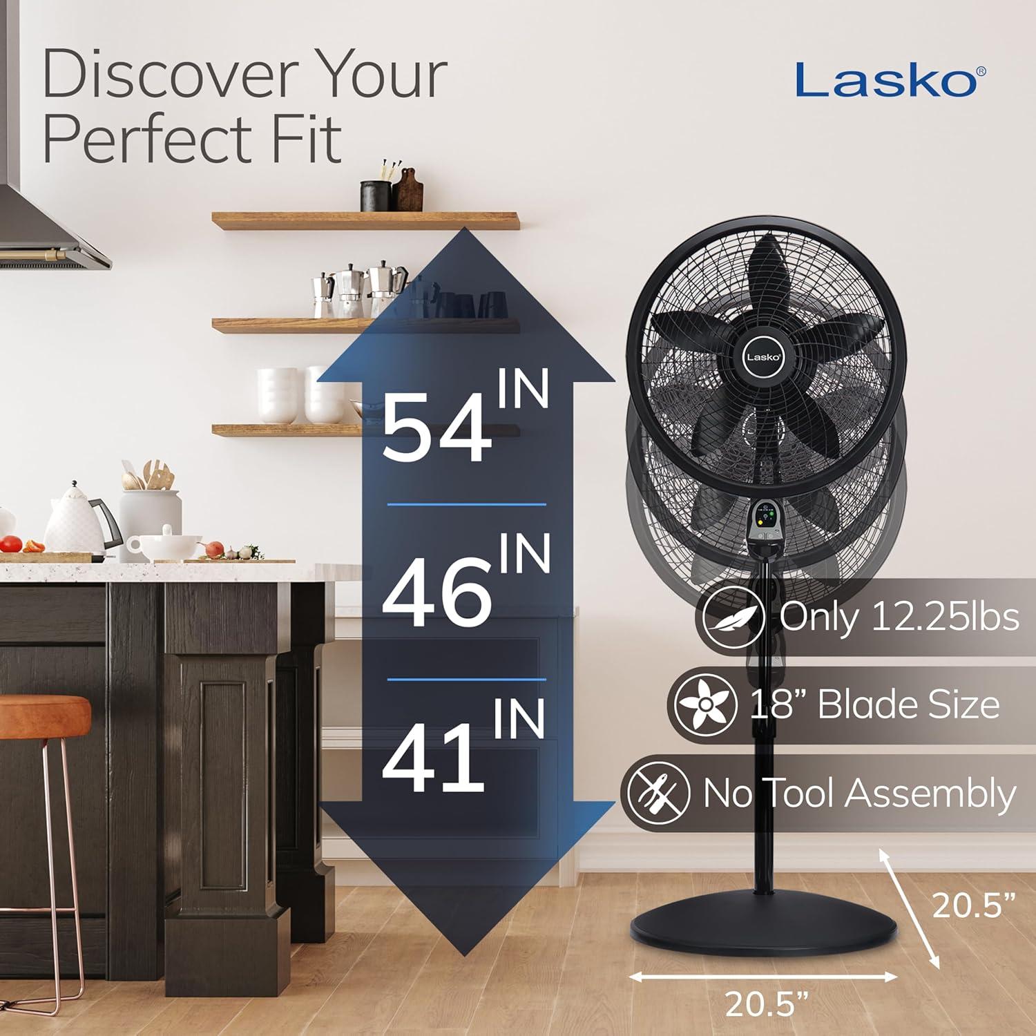 Lasko Oscillating Pedestal Fan