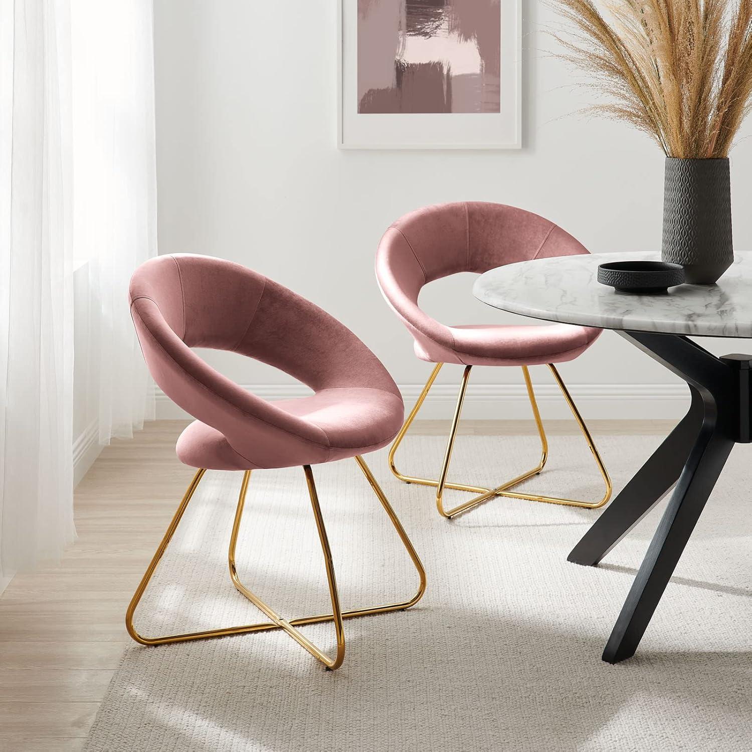 Modway Modway Nouvelle Upholstered Fabric Dining Chair Set of 2