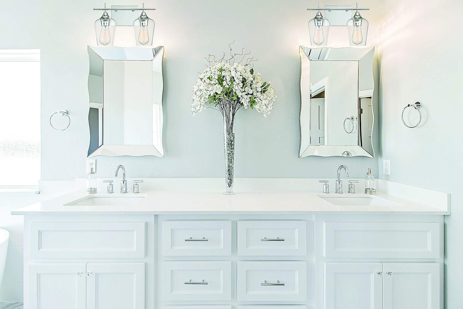 Savoy House Octave 2 - Light Vanity in Polished Chrome