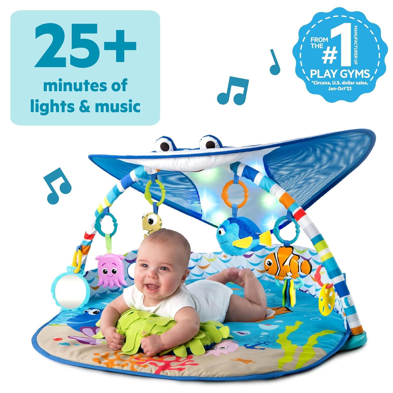 Disney Baby Finding Nemo Mr. Ray Ocean Lights & Music Activity Play Gym