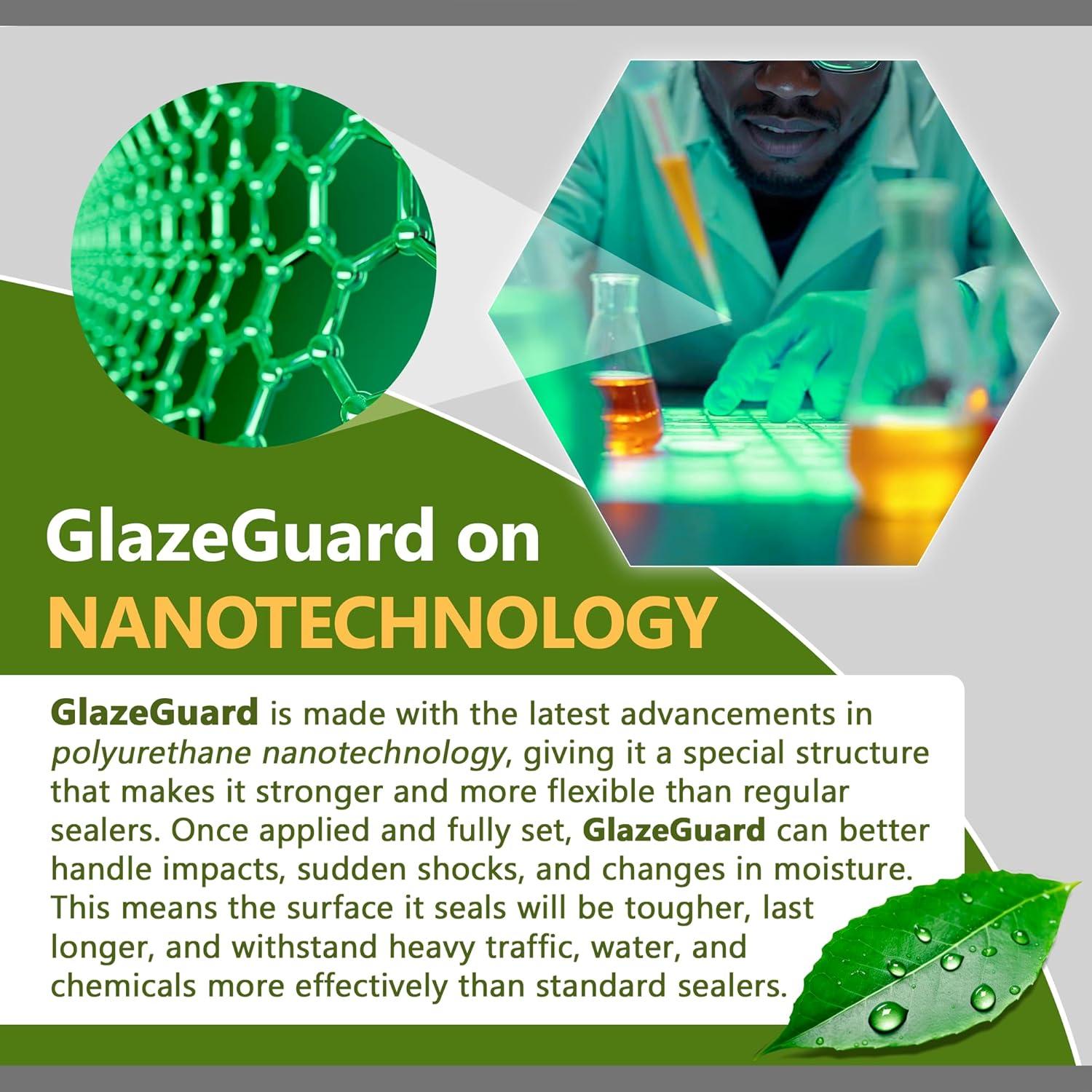 CoverTec GlazeGuard Gloss Ceramic & Porcelain Tile Sealer, Wet Look, 32 oz