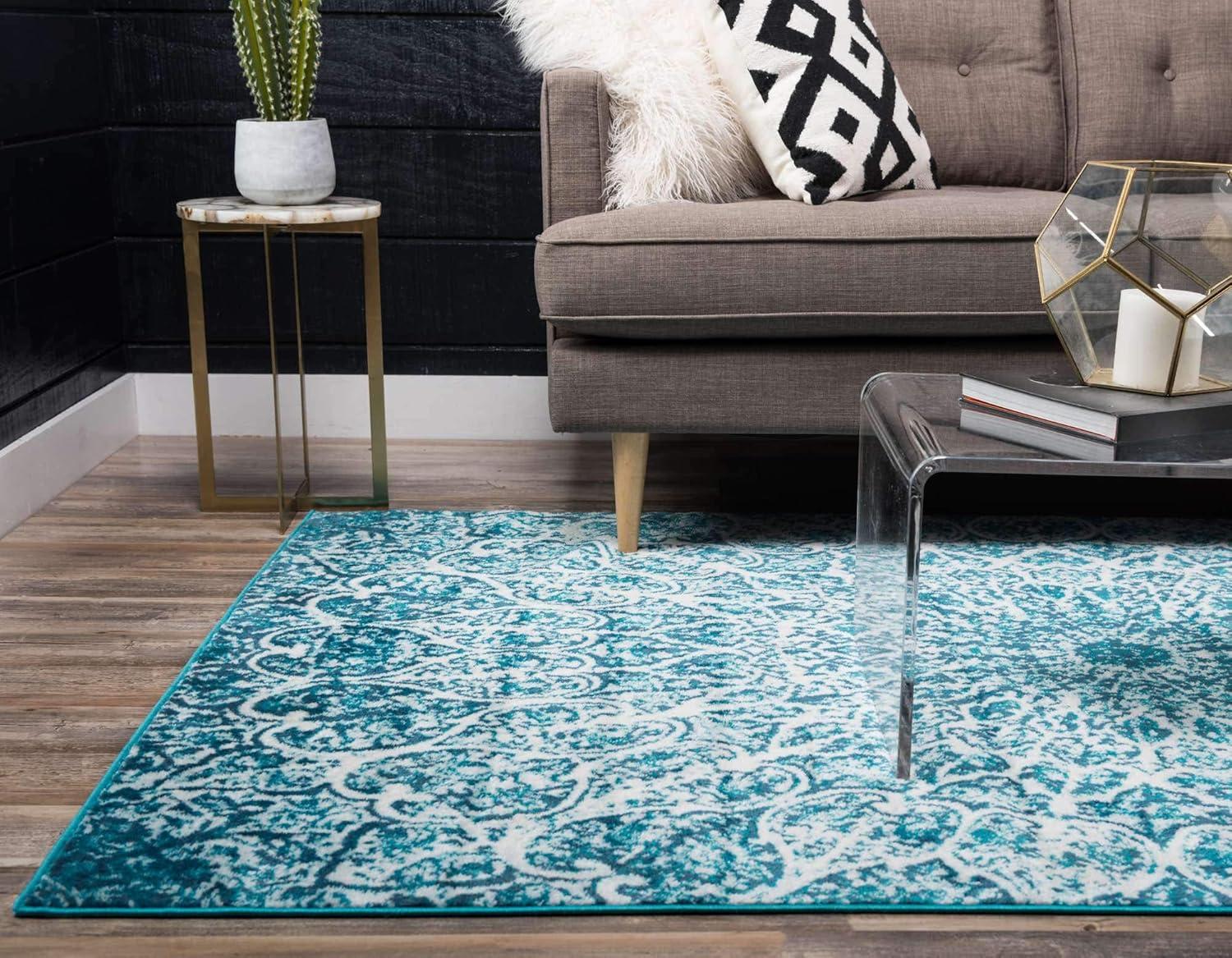 Unique Loom Sofia Grace Geometric Indoor Woven Area Rug