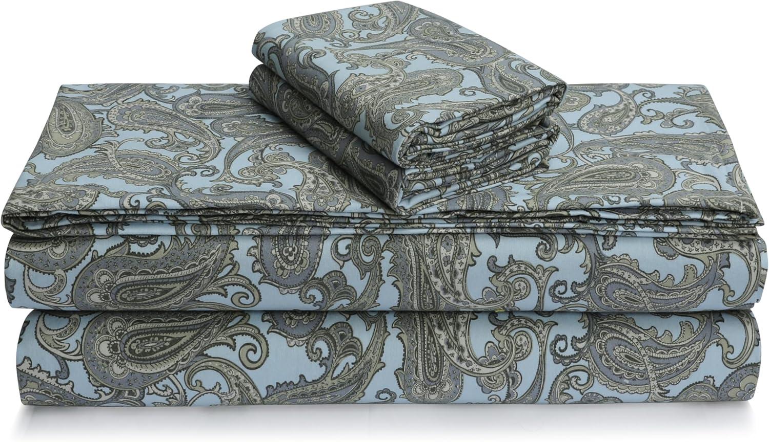 Tribeca Living Portuguese Cotton Flannel Extra Deep Pocket Sheet Set