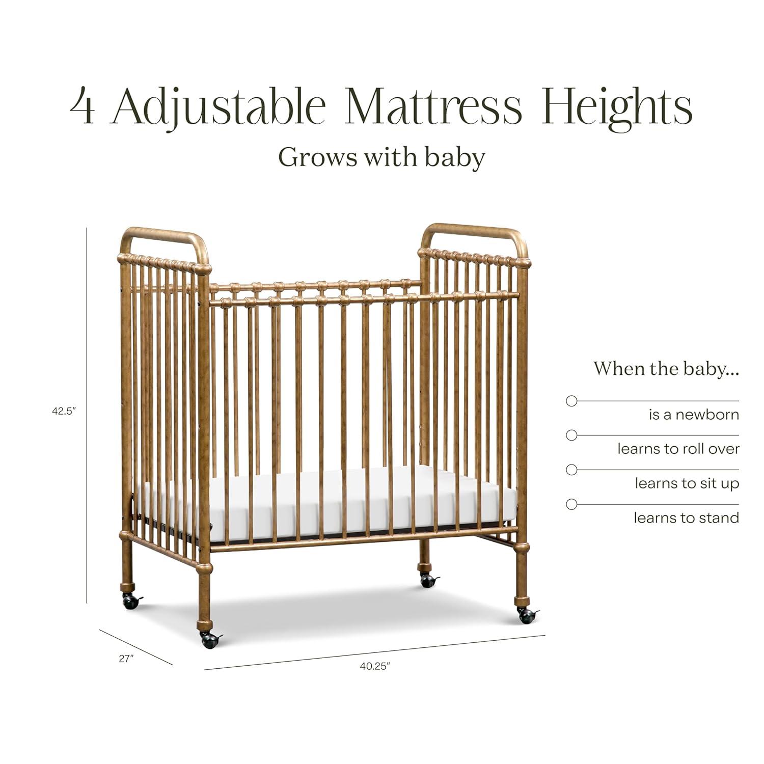 Abigail Greenguard Gold Certified 3 -in-1 Convertible Crib